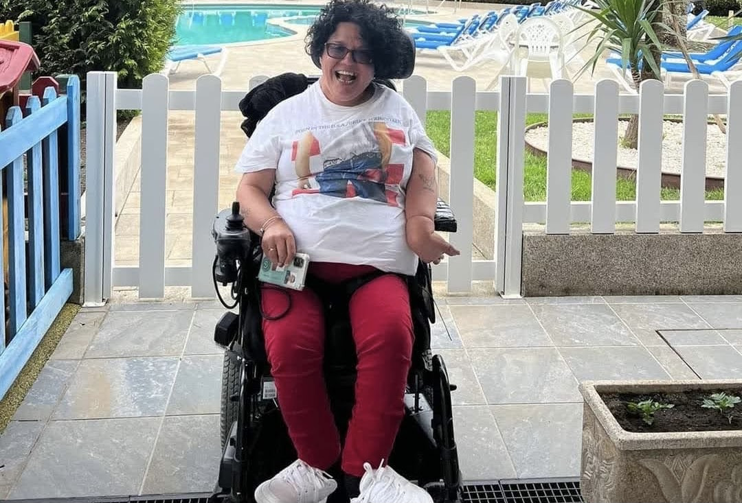 Rosa Blanco Ramallo tiene parálisis cerebral, una discapacidad y no una enfermedad