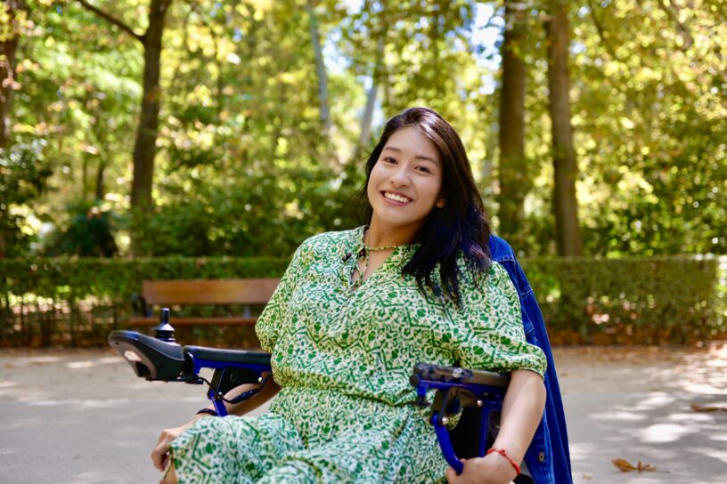 May Sampedro es migrante y tiene discapacidad mi objetivo de la vida es romper estereotipos, esquemas